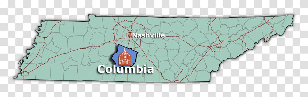 Columbia Tn Map Columbia Tennessee, Plot, Diagram, Atlas, Rainforest Transparent Png