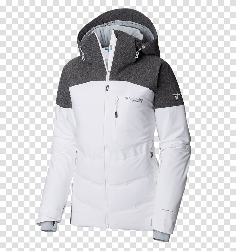 Columbia Women's Powder Keg Ii Down Jacket Hoodie, Apparel, Coat, Sweatshirt Transparent Png