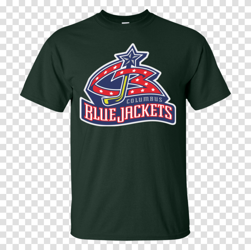 Columbus Blue Jackets Logo Ice Hockey Mens T Shirt, Apparel, T-Shirt, Person Transparent Png