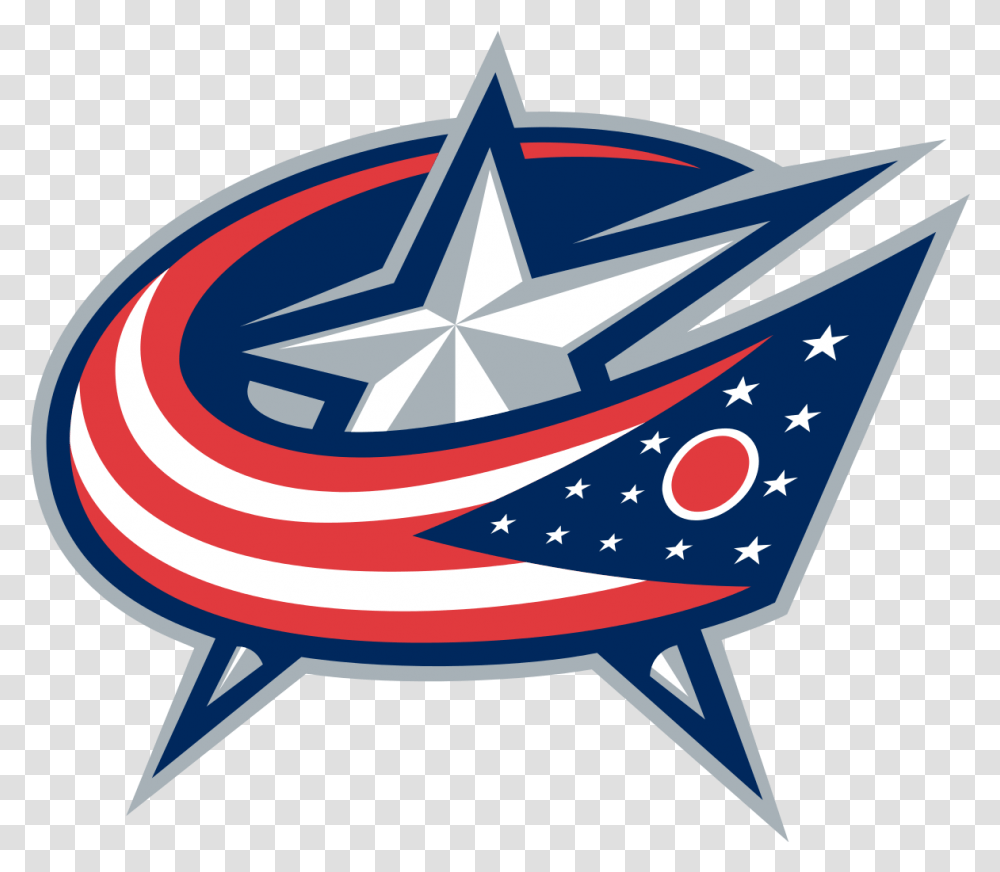 Columbus Blue Jackets Logo Nhl Columbus Blue Jackets Espn, Symbol, Star Symbol Transparent Png