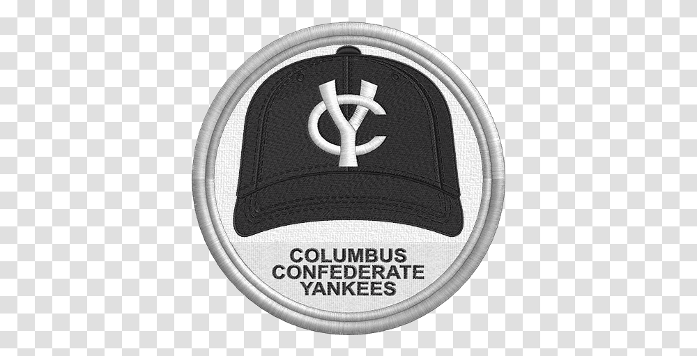 Columbus Confederate Yankees Baseball Cap Hat Sports Oneonta Yankees Logo, Symbol, Trademark, Clothing, Apparel Transparent Png
