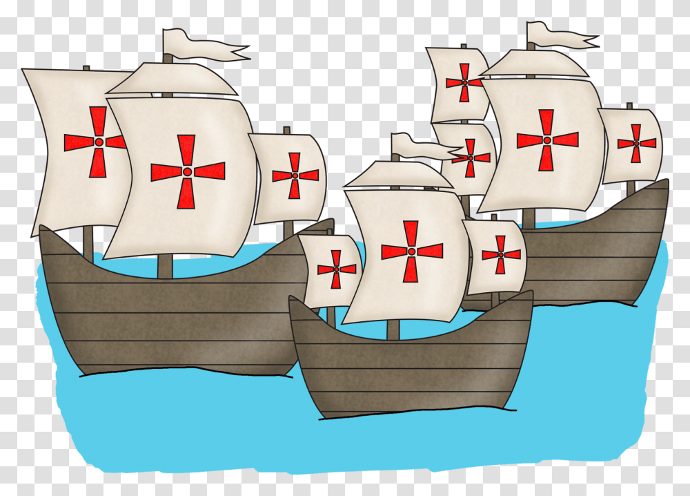 Columbus Day Christopher Columbus Boat Clipart, Number, Plot Transparent Png