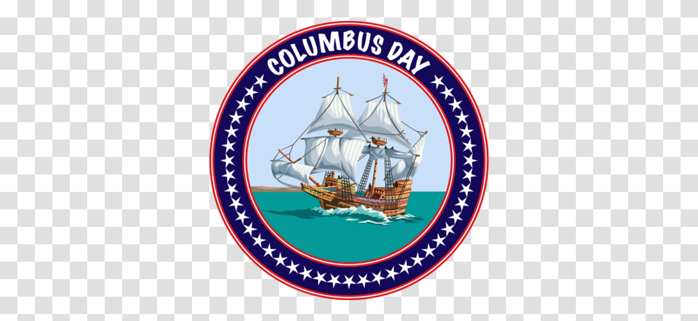 Columbus Day In The Unites States Of America Clipart, Vehicle, Transportation, Pirate, Logo Transparent Png