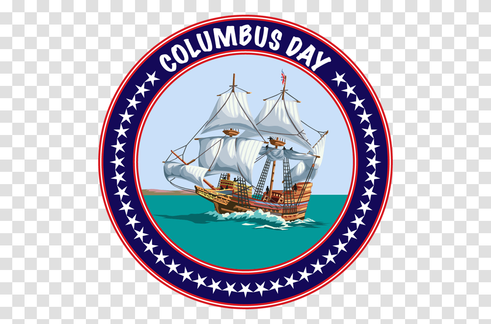 Columbus Day, Ship, Vehicle, Transportation, Boat Transparent Png