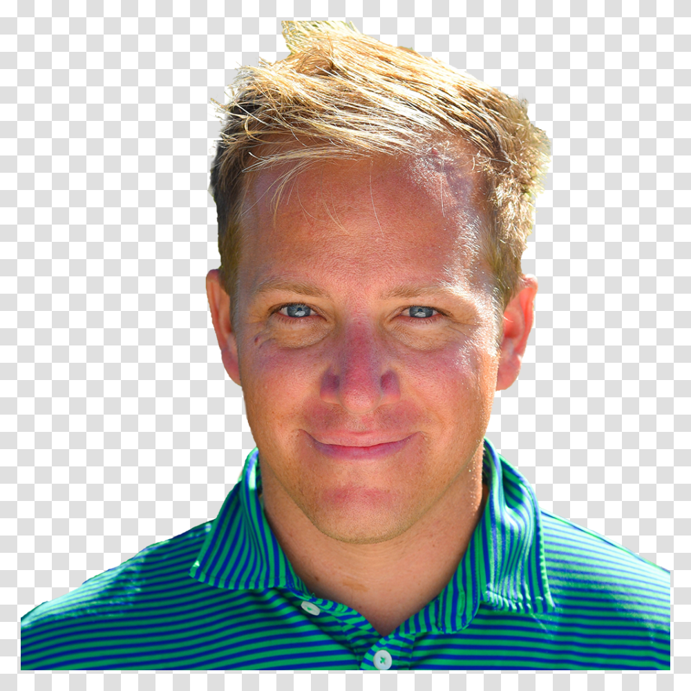 Columbus Golf Coach Kyle Morris Man, Face, Person, Tie, Accessories Transparent Png