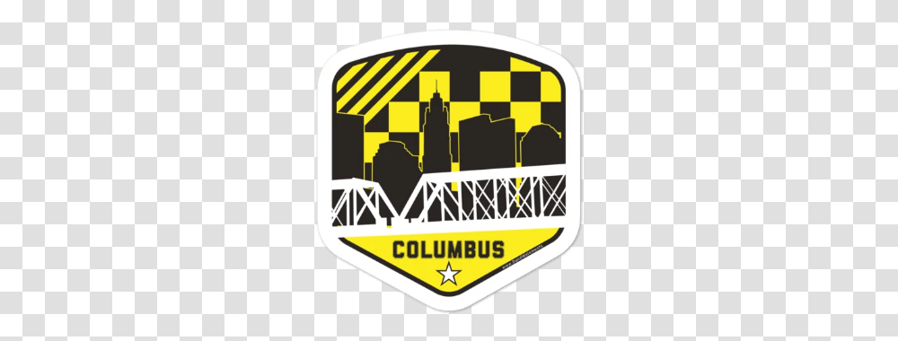 Columbus Ohio Soccer Shield Vintage StickersClass Graphic Design, Logo, Trademark, Urban Transparent Png