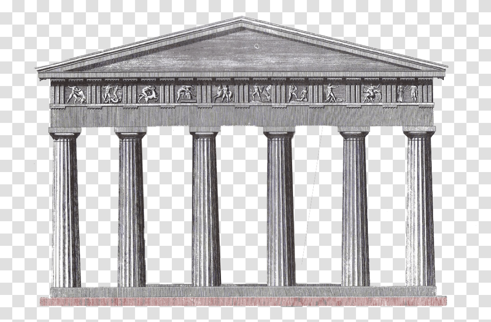 Column, Architecture, Building, Gate, Parthenon Transparent Png
