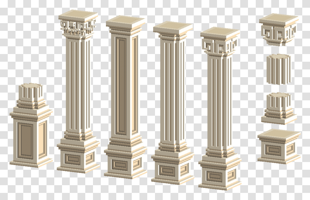 Column, Building, Architecture, Pillar, Sink Faucet Transparent Png