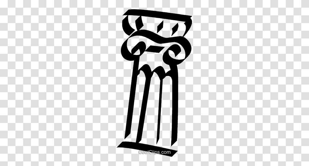 Column Royalty Free Vector Clip Art Illustration, Utility Pole, Word, Shears Transparent Png