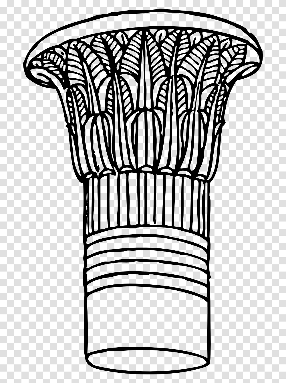 Column With Bell Capital, Gray, World Of Warcraft Transparent Png