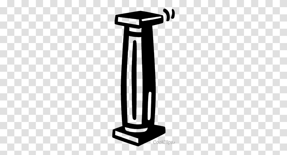 Columnpedestal Royalty Free Vector Clip Art Illustration, Cutlery, Fork, Cross, Plant Transparent Png