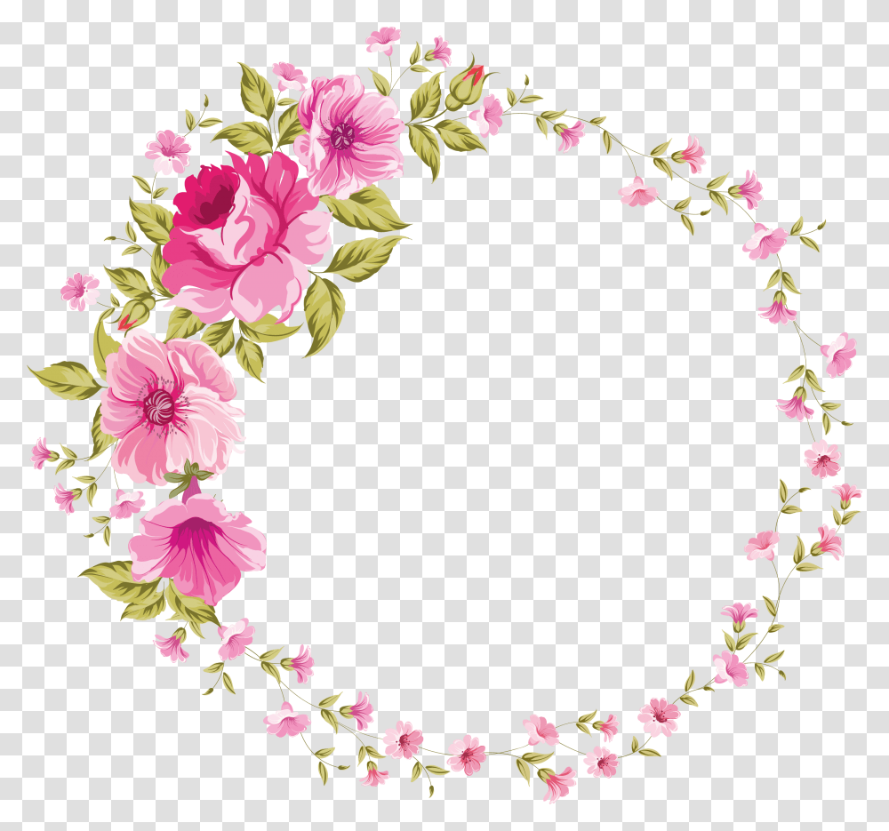 Com Floral Frame Divas Acessrios, Floral Design, Pattern Transparent Png