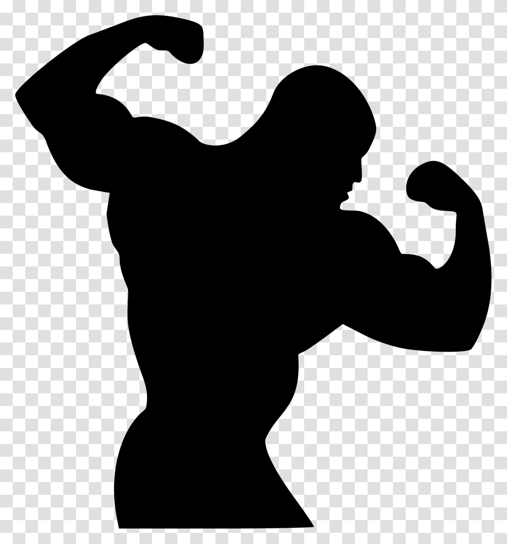 Com Physical Fitness Silhouette Body Building Clip Art, Gray, World Of Warcraft Transparent Png