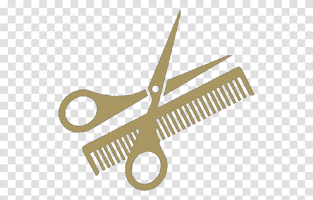 Comb And Scissors Clipart, Weapon, Weaponry, Blade, Shears Transparent Png