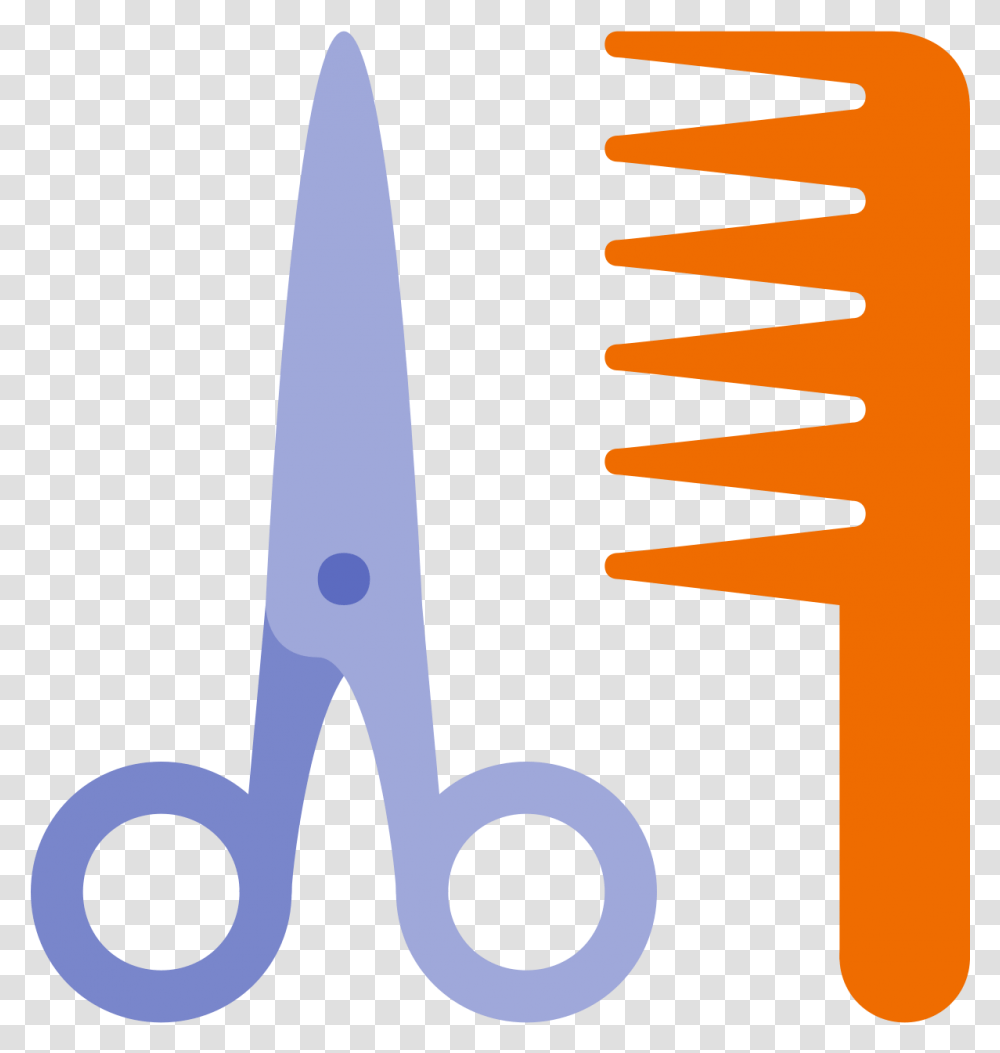 Comb Svg Beautician, Weapon, Weaponry, Blade, Scissors Transparent Png