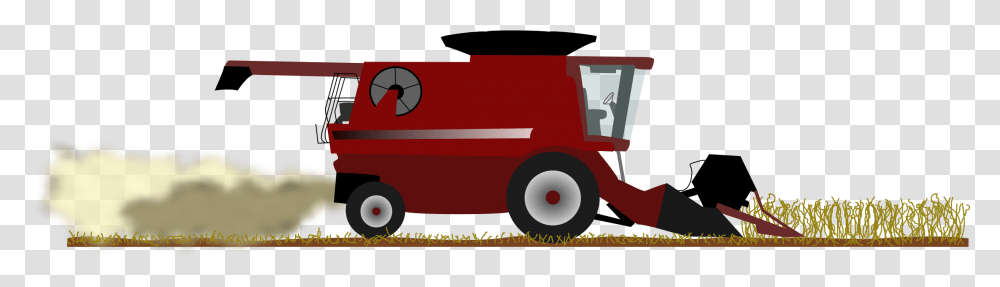 Combine Harvest In Field Clip Arts Clipart Combine, Truck, Vehicle, Transportation, Fire Truck Transparent Png