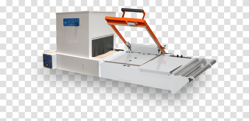 Combine The Clamco 820 Tunnel With The Clamco 1614 Best Shrink Wrapping Machine, Transportation, Vehicle, Printer, Car Wheel Transparent Png