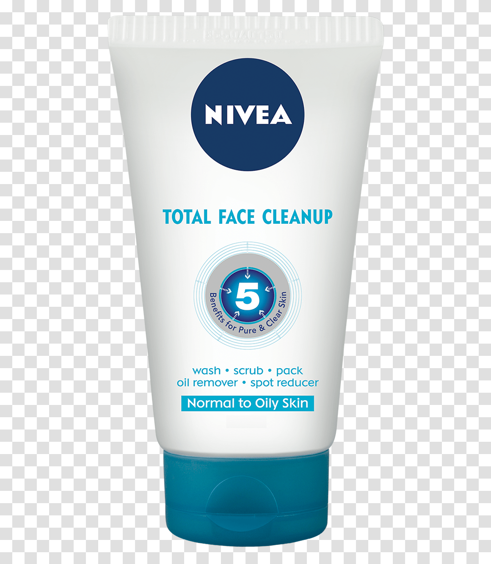 Combine The Effects Of Wash Pack Amp Scrub To Give You Nivea, Sunscreen, Cosmetics, Bottle, Mobile Phone Transparent Png