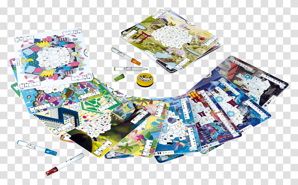 Combo Color Board Game, Jigsaw Puzzle, Rug Transparent Png