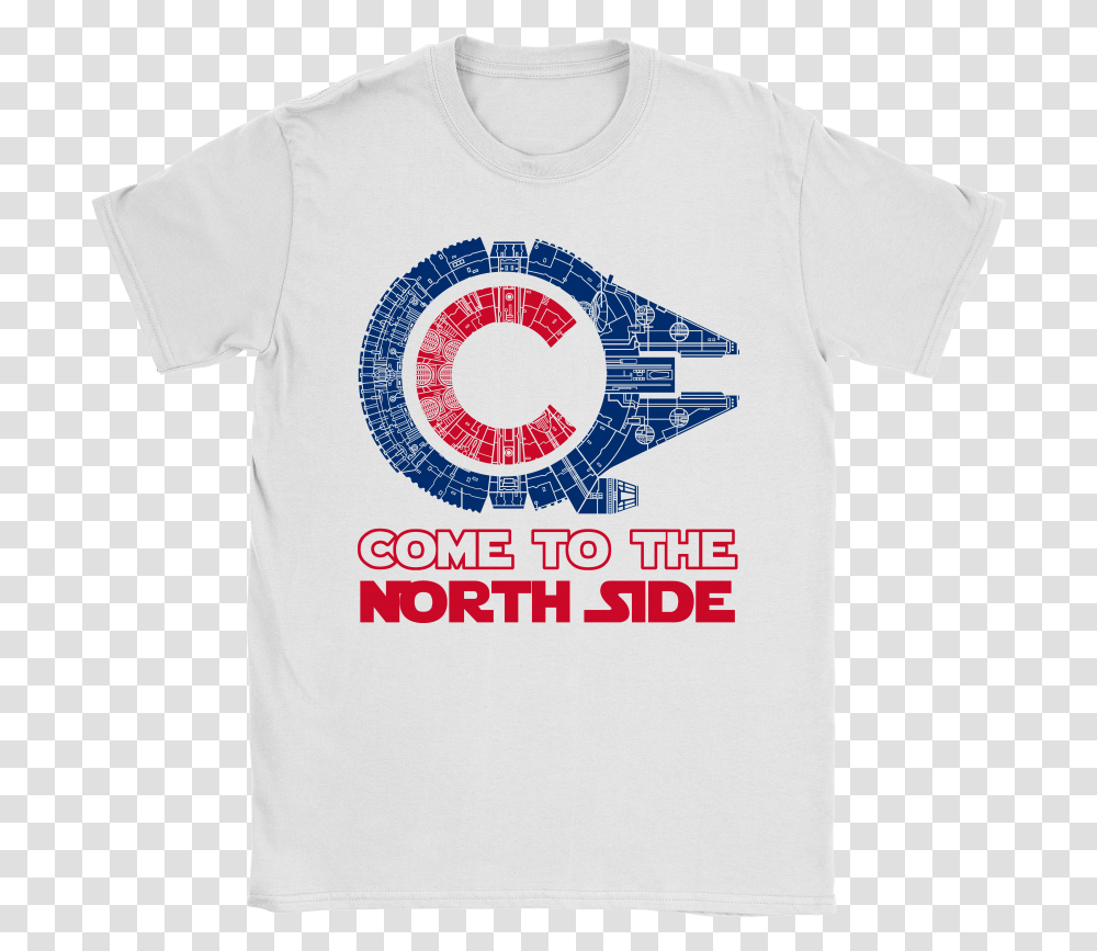 Come To The North Side Star Wars Millennium Falcon Cubs Star Wars Shirt, Apparel, T-Shirt, Logo Transparent Png