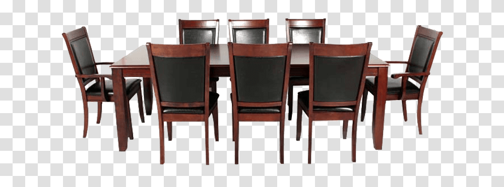 Comedor 6 Sillas 2 Sitiales, Chair, Furniture, Dining Table, Room Transparent Png