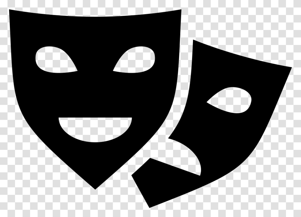 Comedy And Tragedy Comedia Y Tragedia, Lamp, Mask, Pillow, Cushion Transparent Png
