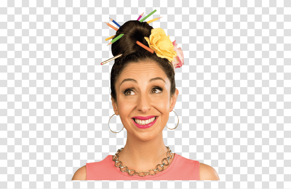 Comedy Central's Most Ridiculous Has Spanking New Host Headpiece, Necklace, Jewelry, Accessories, Person Transparent Png