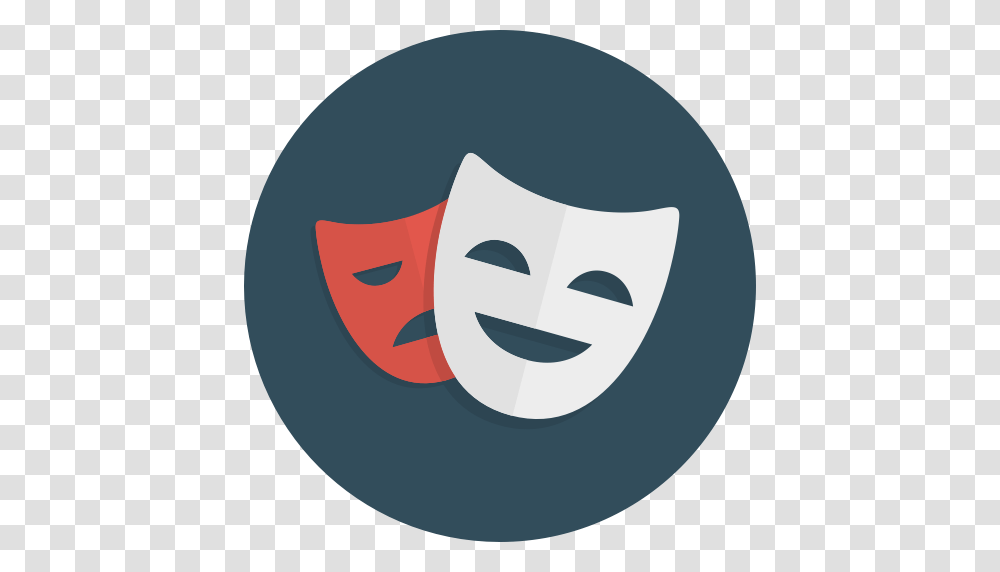 Comedy Drama Happy Masks Sad Theatre Icon, Face, Head Transparent Png