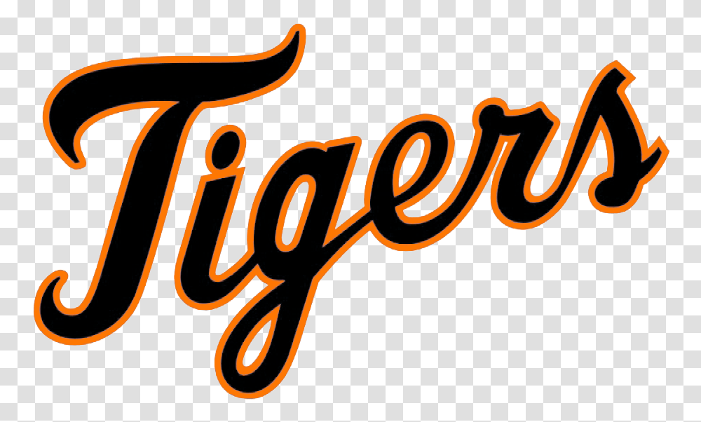 Comerica Park Detroit Tigers Connecticut Tigers Mlb Detroit Tigers Logo 2019, Calligraphy, Handwriting, Label Transparent Png