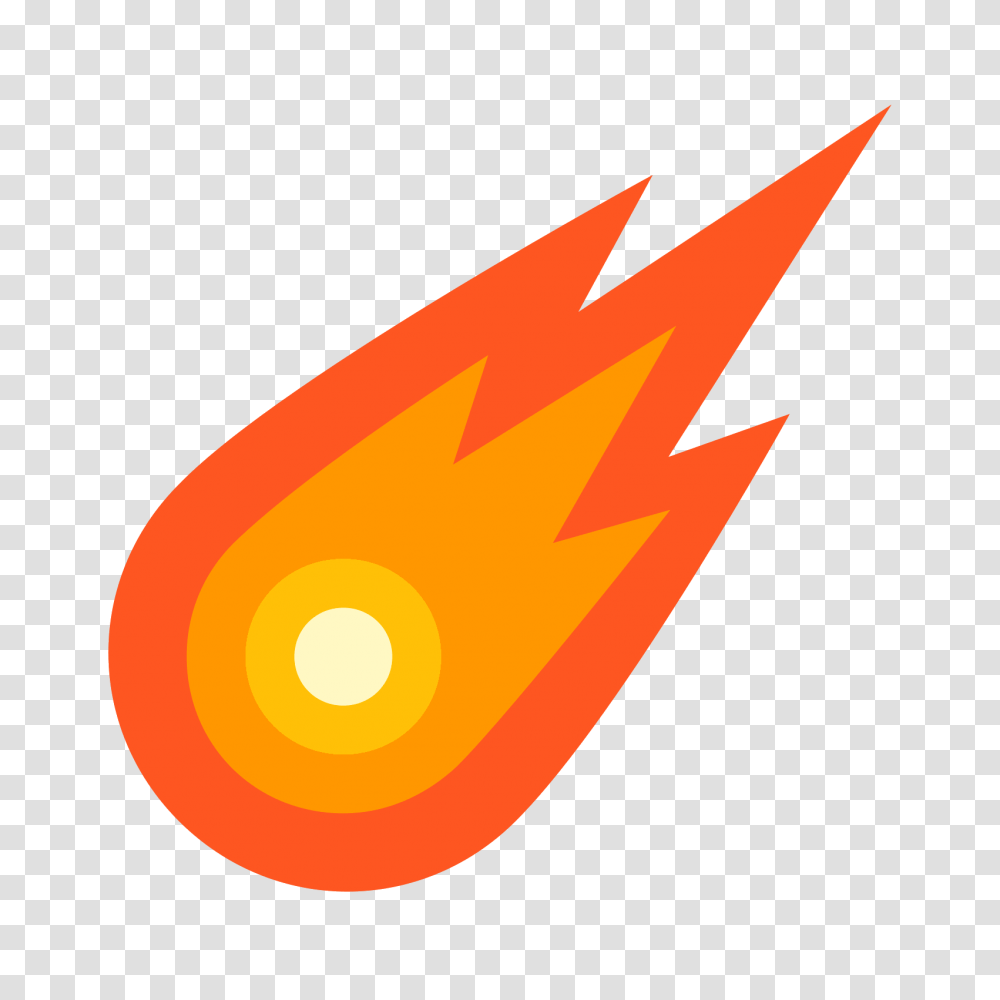 Comet Fire Free Icon Of Cinema Icons Meteor Clipart, Logo, Symbol, Plant, Flame Transparent Png