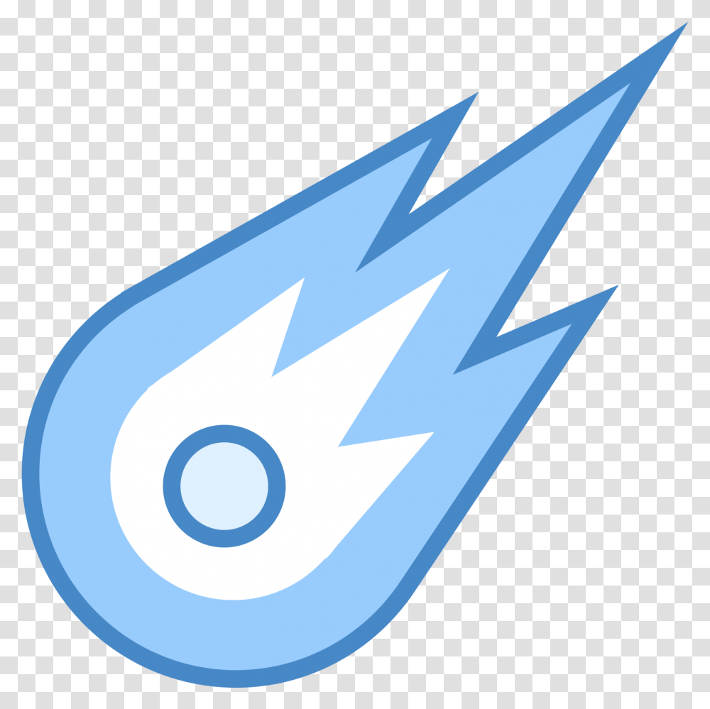 Comet Image Symbol For The Company Comet Icon, Logo, Weapon Transparent Png