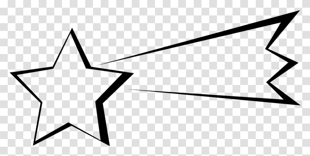 Comet Star Black And White, Gray, World Of Warcraft Transparent Png