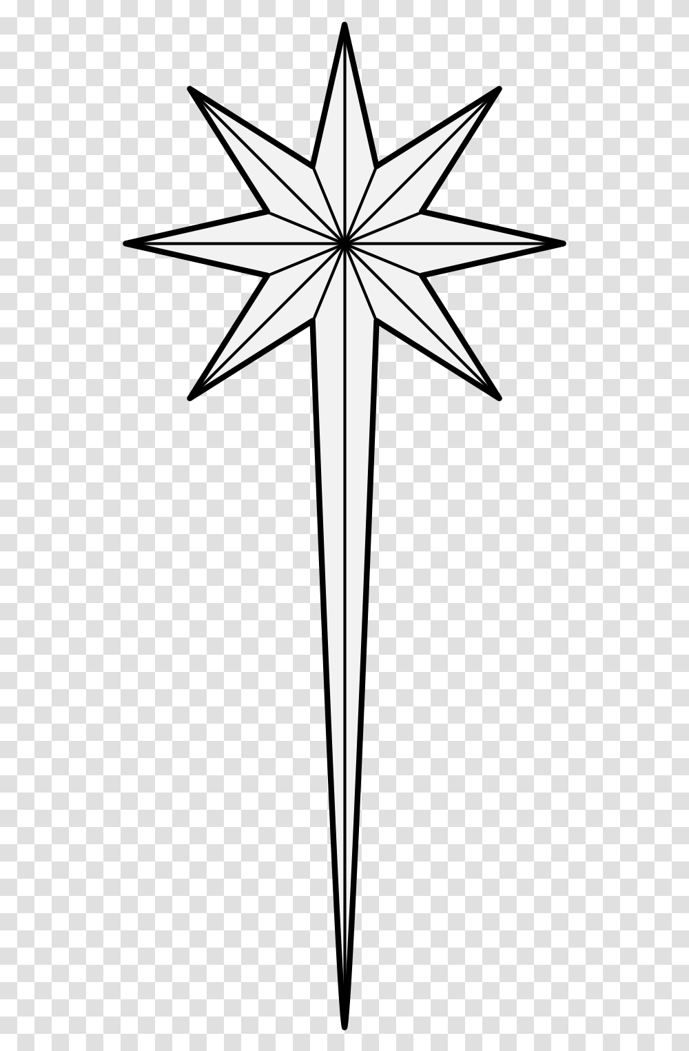 Comet Traceable Heraldic Art, Cross, Symbol, Machine, Compass Transparent Png