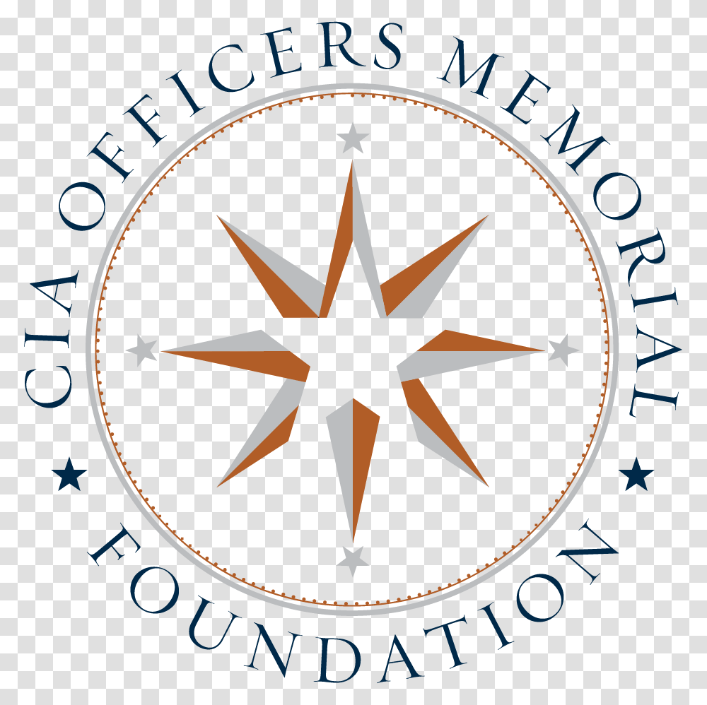 Comf Logo Cia Officers Memorial Foundation, Compass, Clock Tower, Architecture Transparent Png