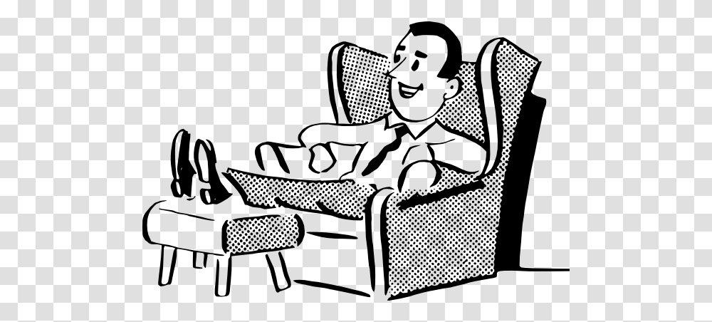Comfortable Man Clip Arts For Web, Chair, Furniture, Armchair, Couch Transparent Png