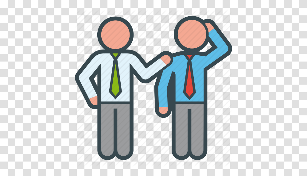 Comforting Consolation Hand Partner Sad Shoulder Icon, Tie, Accessories, Crowd Transparent Png