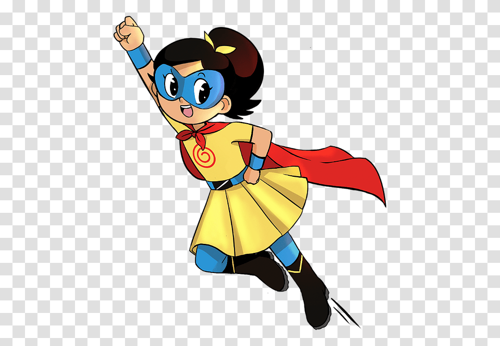 Comic Books Dabung Girl, Person, Human, People, Costume Transparent Png