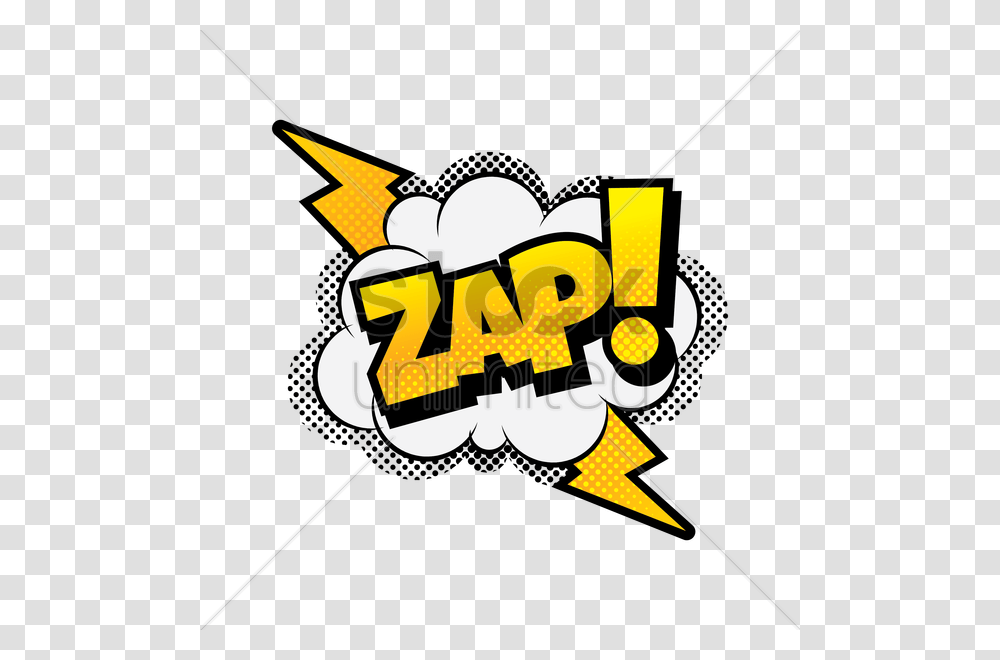 Comic Bubble Zap Vector Image, Dynamite, Weapon, Emblem Transparent Png