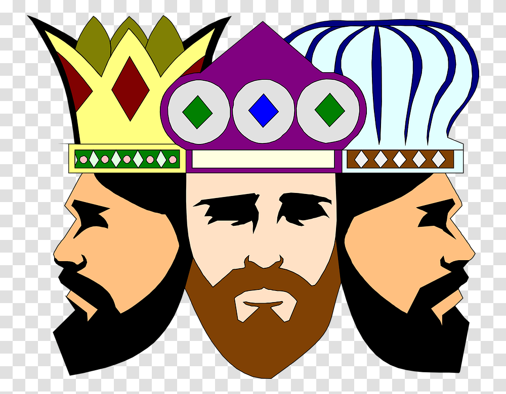 Comic Characters Eastern Magi Sages Wise Men Kings Clip Art, Label, Face, Person Transparent Png