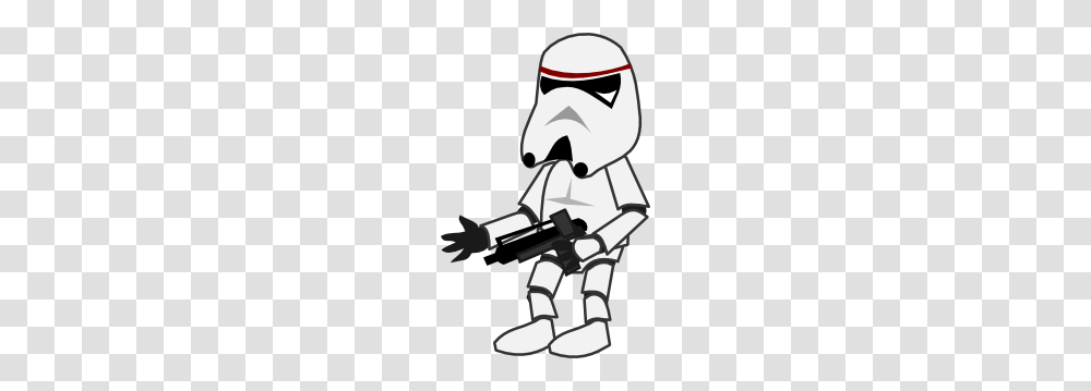 Comic Characters Stormtrooper Clip Art Free Vector, Gun, Weapon, Weaponry, Stencil Transparent Png