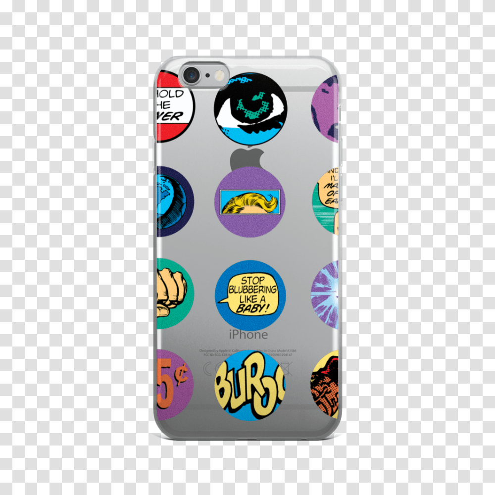 Comic Dots Iphone Cases Superfreak Tees Tictail, Electronics, Mobile Phone, Cell Phone, Ipod Transparent Png