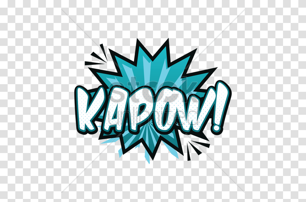 Comic Effect Kapow Vector Image, Light, Weapon Transparent Png