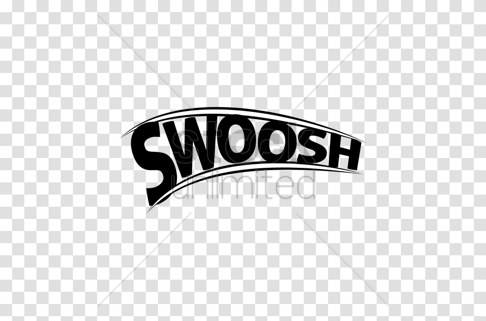 Comic Effect Swoosh Vector Image, Logo, Bow Transparent Png