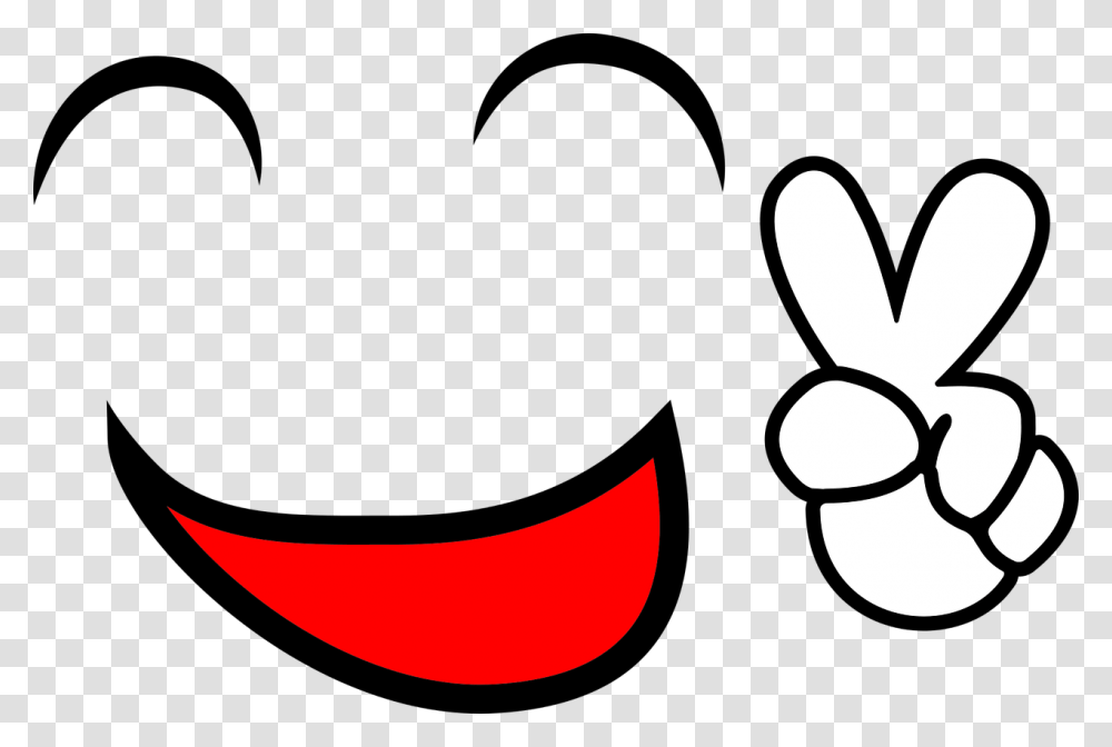 Comic Emoji Emoticon Cara Feliz La Paz Smiley Smiley Face, Machine, Plant, Propeller, Tree Transparent Png