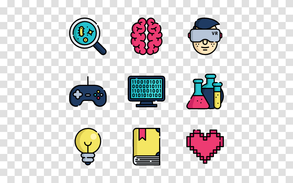 Comic Icons, Light, Pac Man Transparent Png