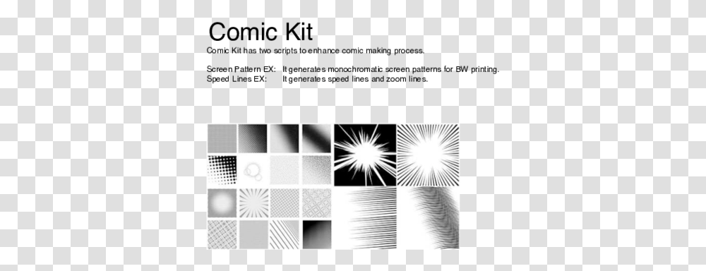 Comic Kit Monochrome, Symbol, Graphics, Art Transparent Png