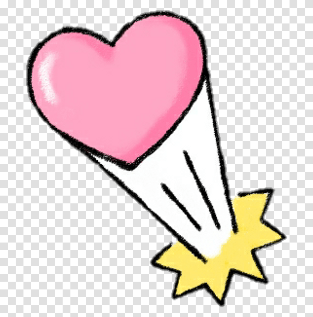 Comic Love Cute Cartoon Heart Bomb Punk Pink Cute Heart Cartoon Transparent Png