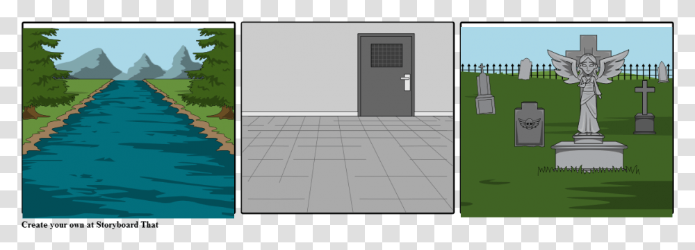 Comic Strip About Faith In God, Floor, Flooring, Indoors, Cross Transparent Png