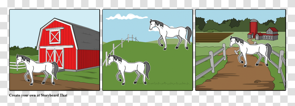 Comic Strip Of The Capture Of Father Time, Colt Horse, Mammal, Animal, Foal Transparent Png