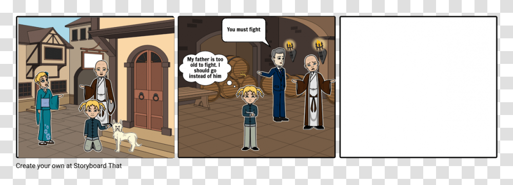 Comic Strip Of The Prince And The Pauper, Person, Human, Comics, Book Transparent Png